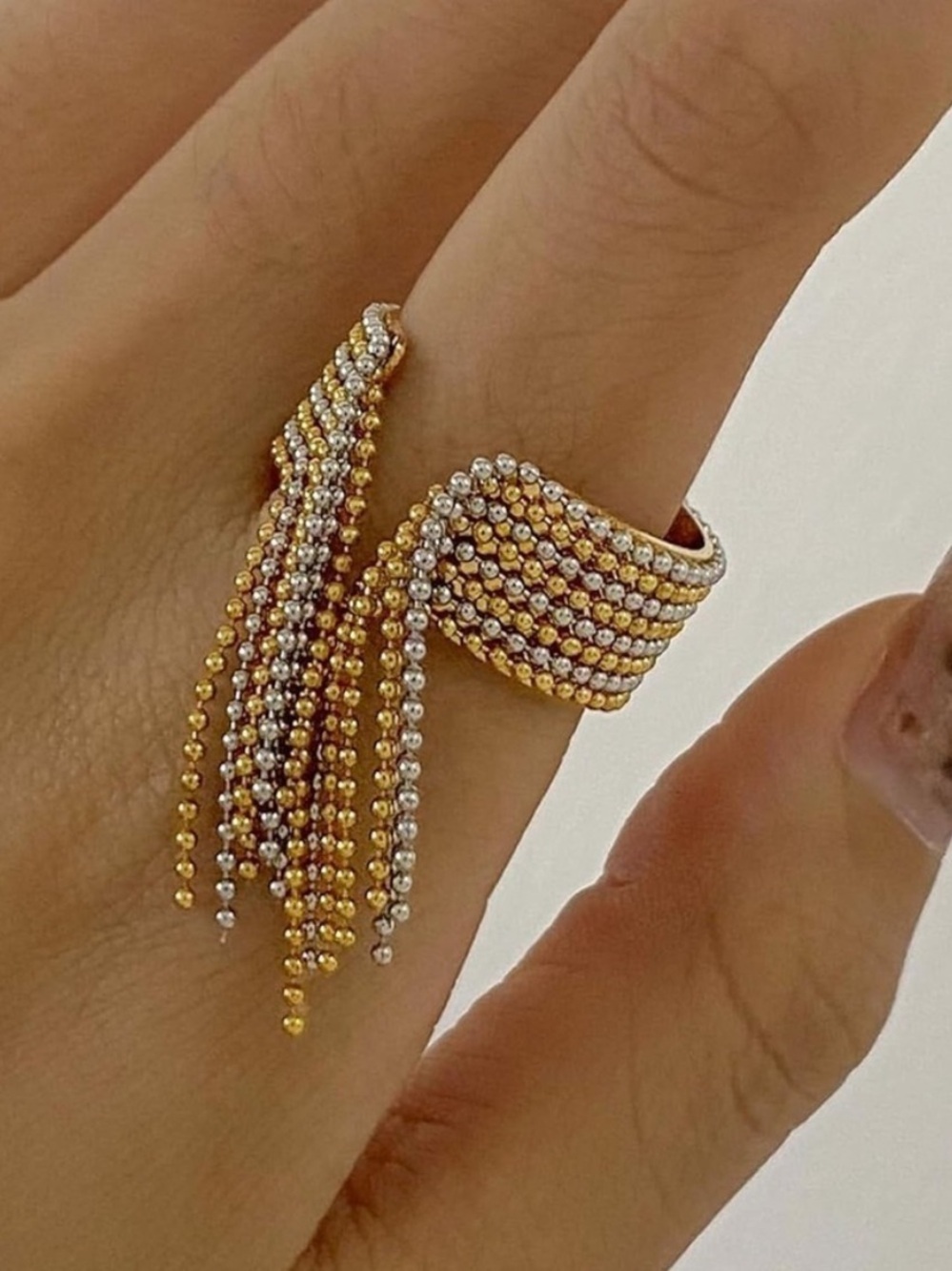Opulent Maison Tassel Ring